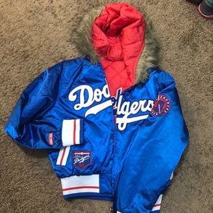 Reversible dodgers jacket